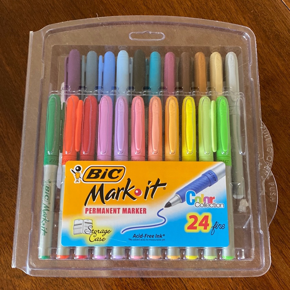 BIC Market Markers, 22 colors, Permanent markers